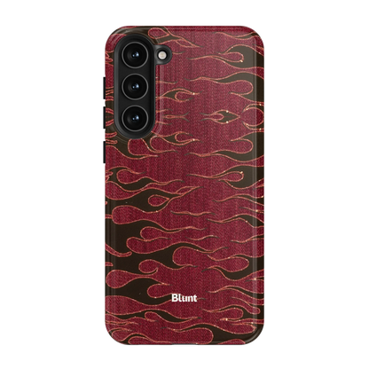 Crimson Fire Samsung Case