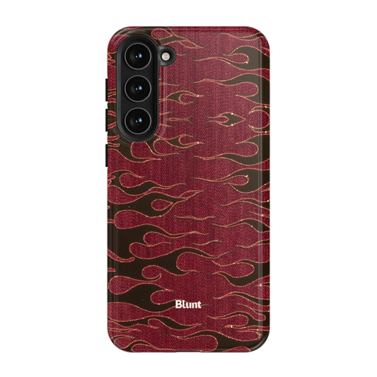 Crimson Fire Samsung Case