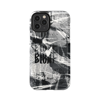 Black Love Letter iPhone Case