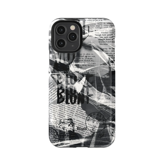Black Love Letter iPhone Case