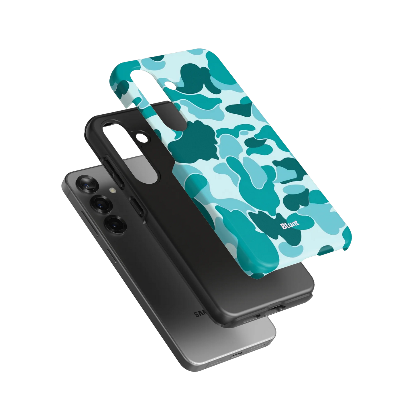 Aqua Camo Samsung Case
