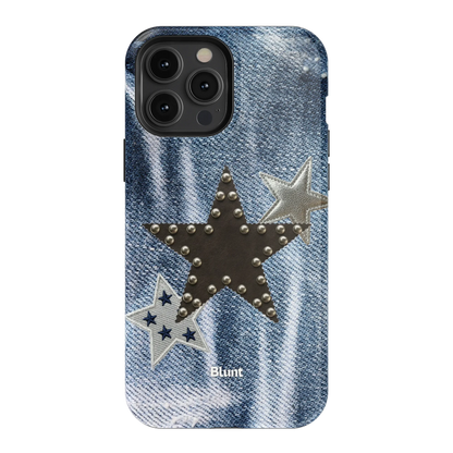 Denim Starstud iPhone Case