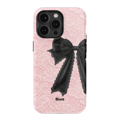 Blushed Bow iPhone Case