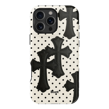 Noir Crosses iPhone Case