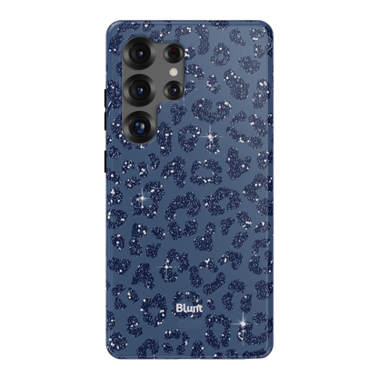 Blue Cheetah Print Samsung Case