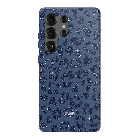 Blue Cheetah Print Samsung Case