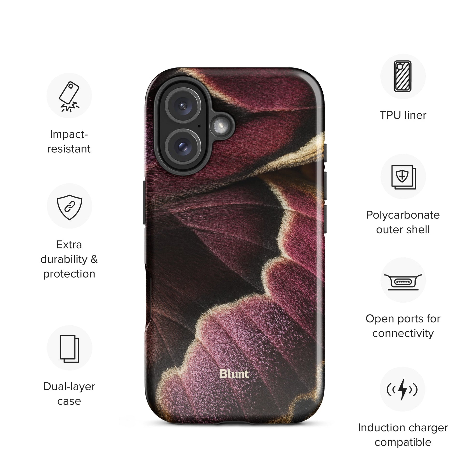 Velvet Flight iPhone Case - Blunt Cases