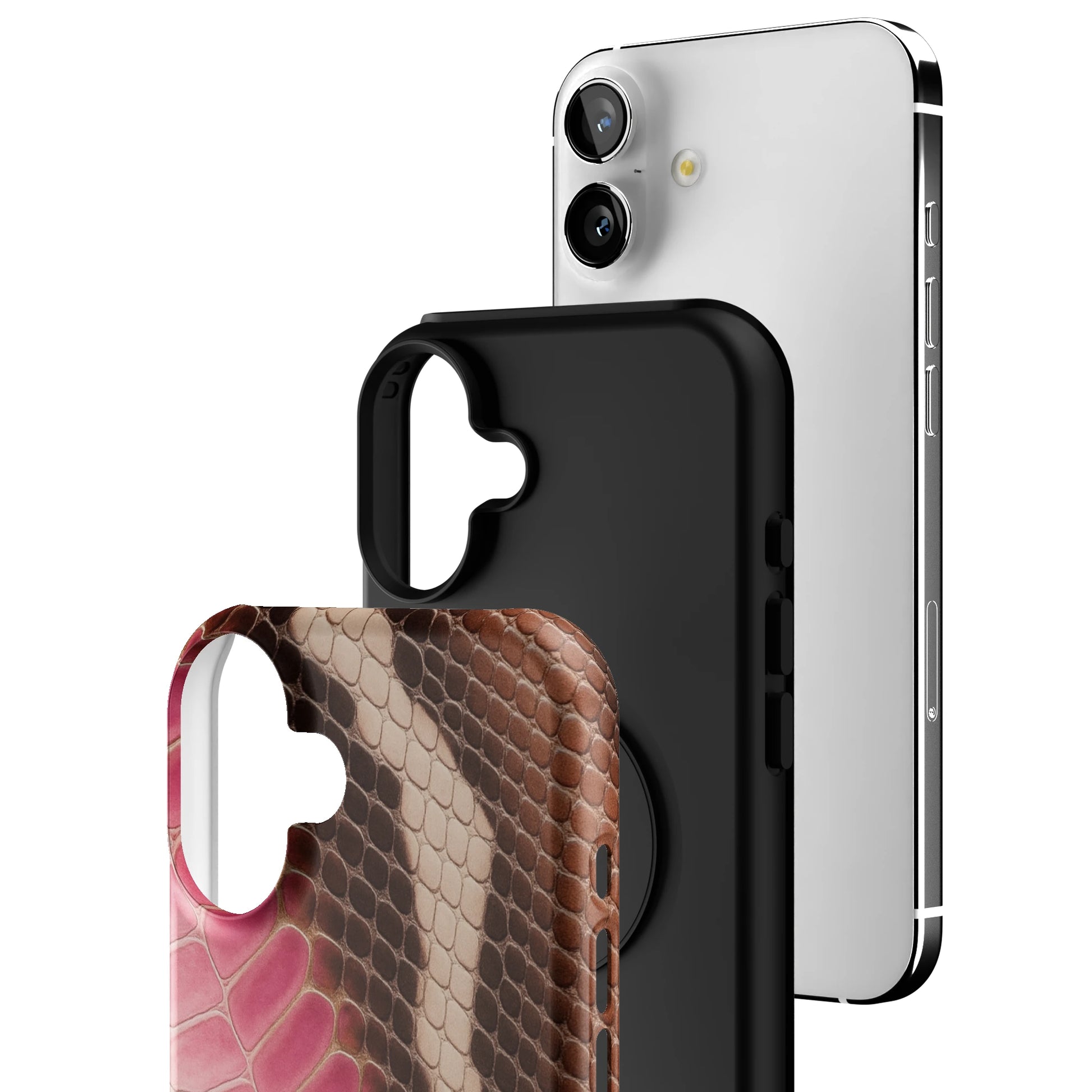 Venom Pink iPhone Case gallery - Iphone_16_Mini_Air_Plus_3