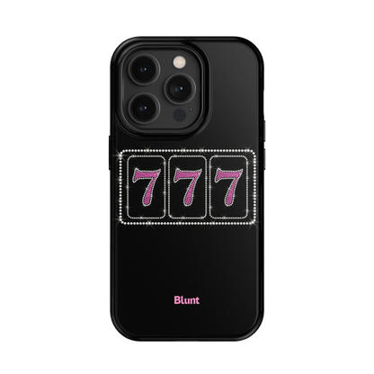 Pink Lucky 777 iPhone Case