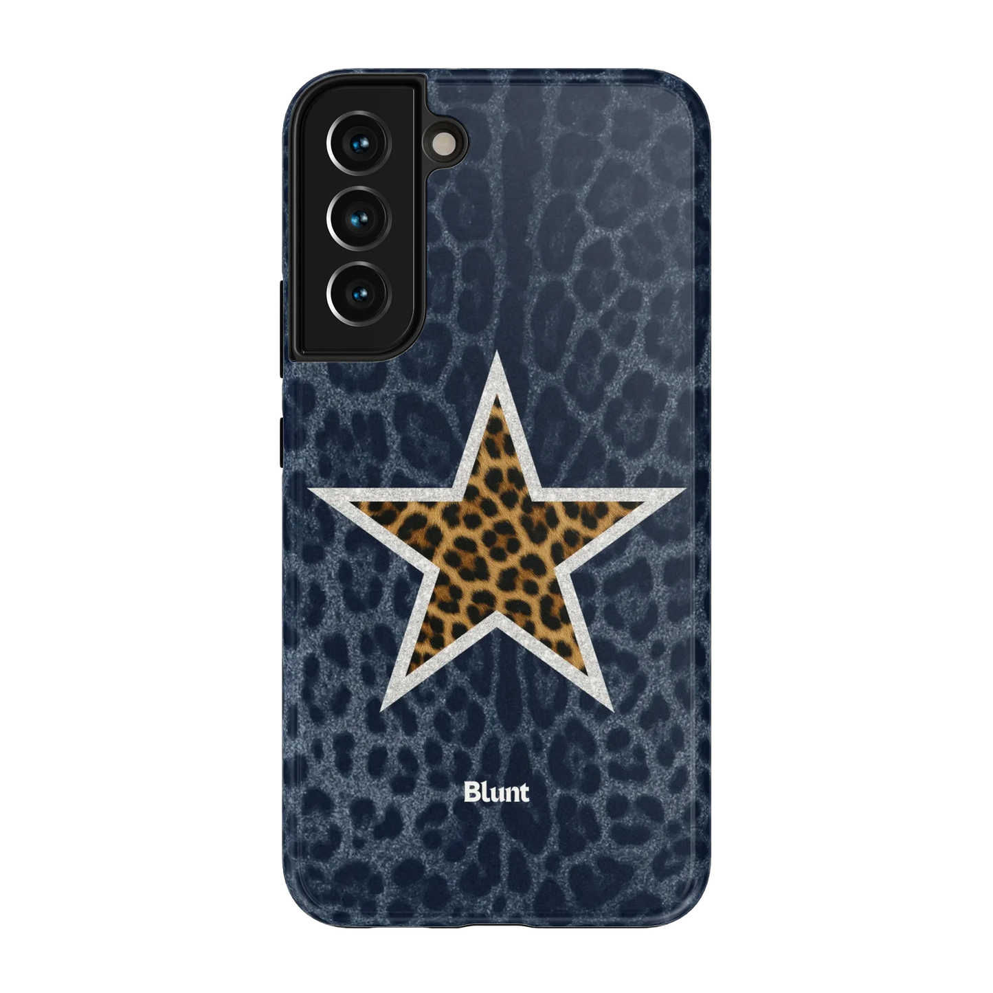 Denim Cheetah Star Samsung Case