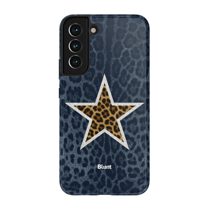 Denim Cheetah Star Samsung Case