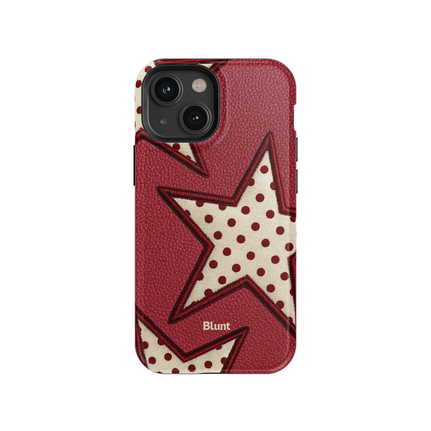 Cherry Polka Star iPhone Case