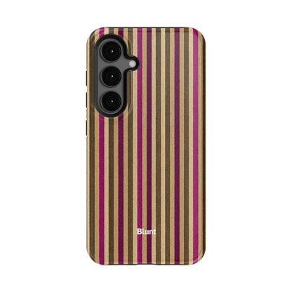 Pecan Stripe Samsung Case