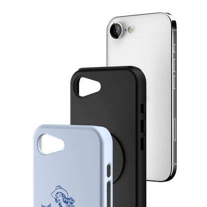 Blue-Lasso-Lady-iphone-case-iPhone 16 E-3