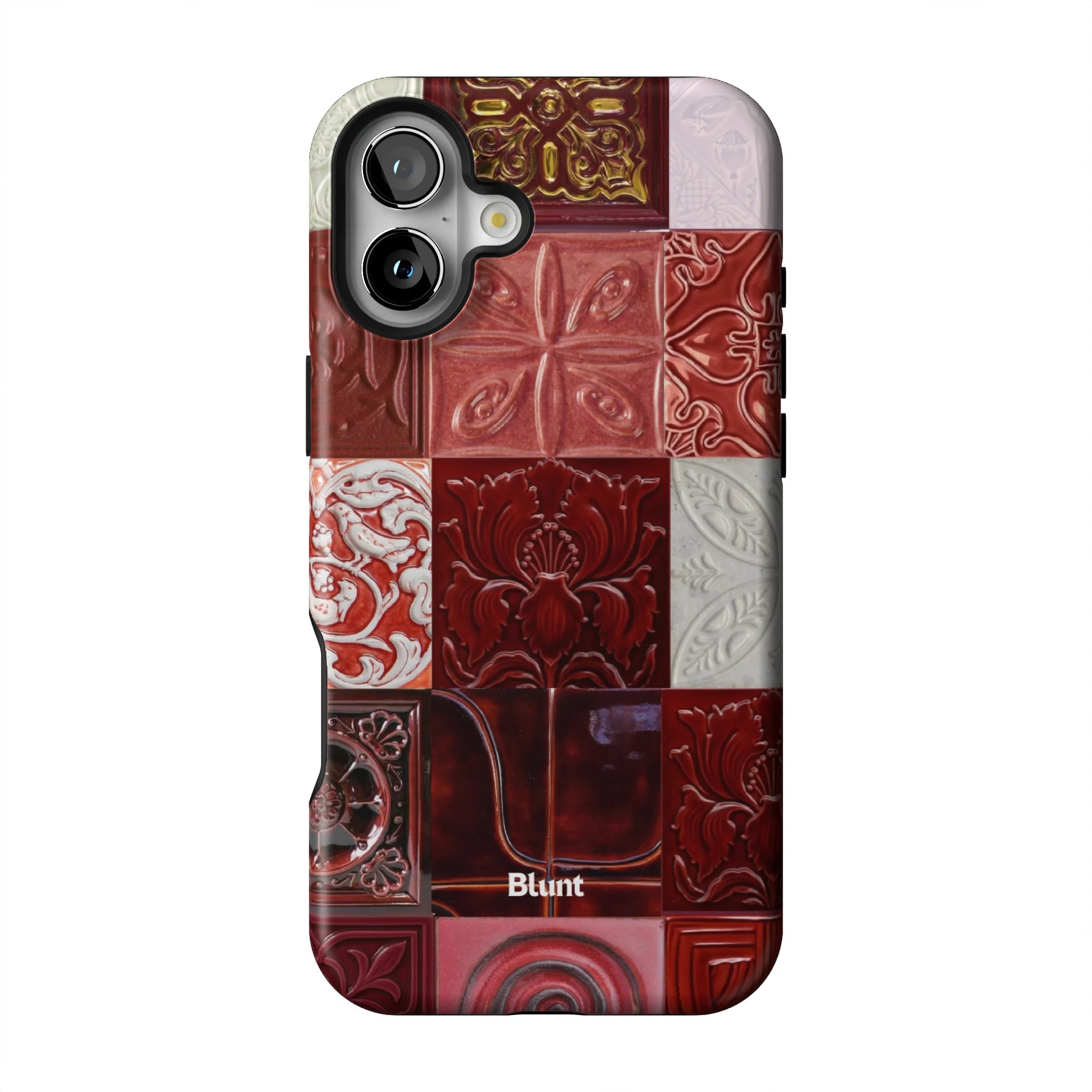 Checkered-Rouge-iphone-case-iPhone 16 Plus-1