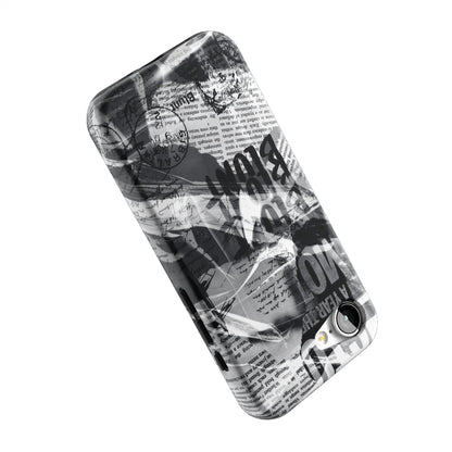Black-Love-Letter-iphone-case-iPhone 17 E-4