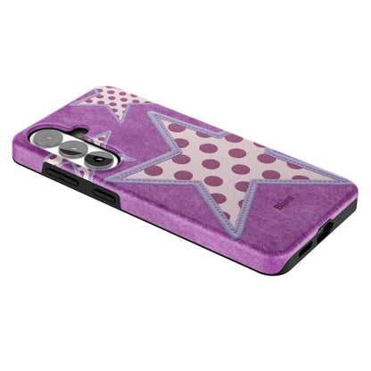 Lilac-Crush-Polka-Star-samsung-case-Galaxy S26 Plus-2
