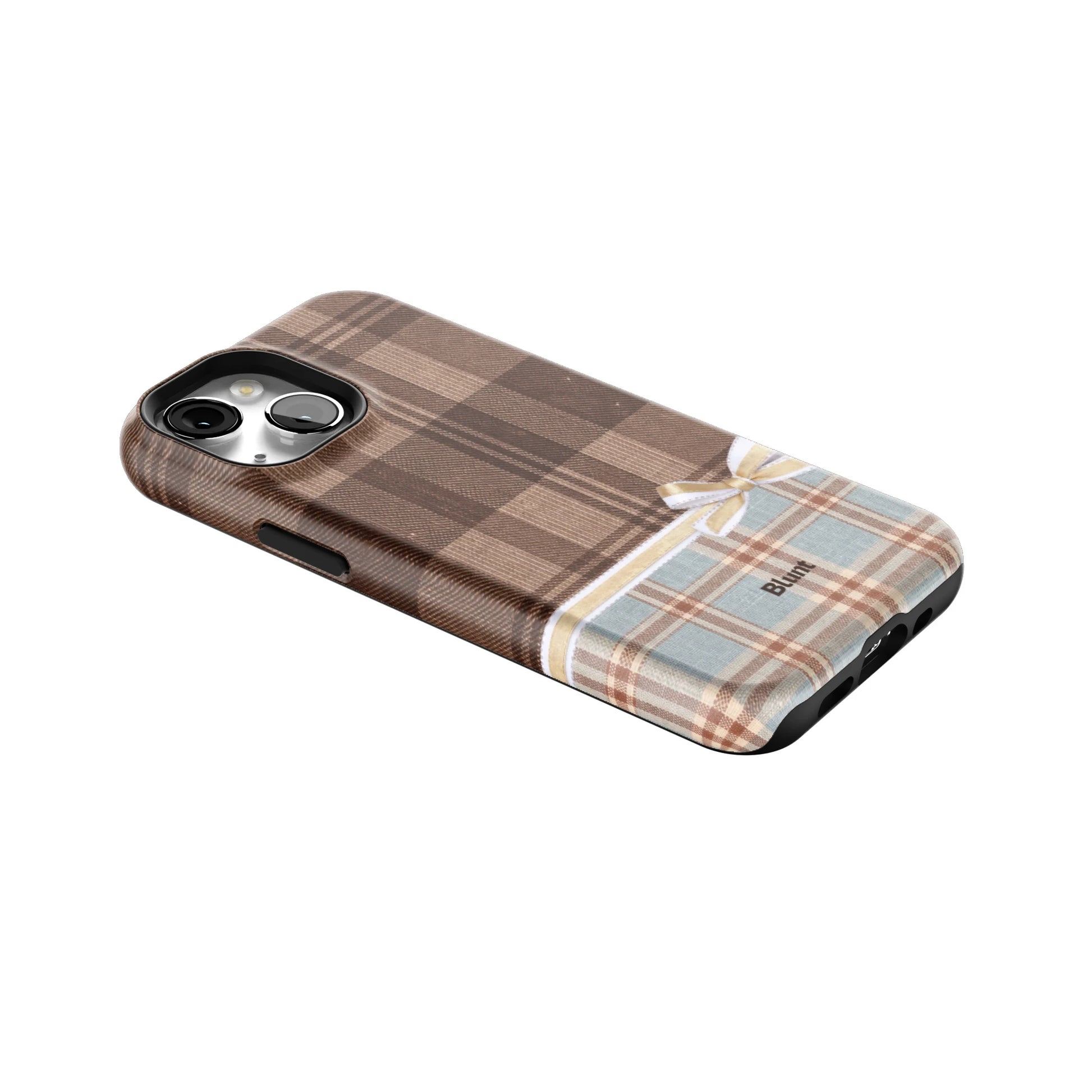 Mocha-Plaid-iphone-case-iPhone 13 Mini-2