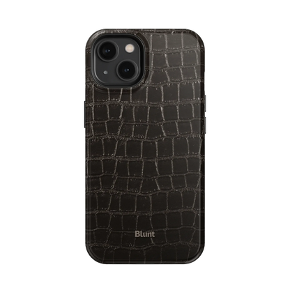 Onyx Croc iPhone Case