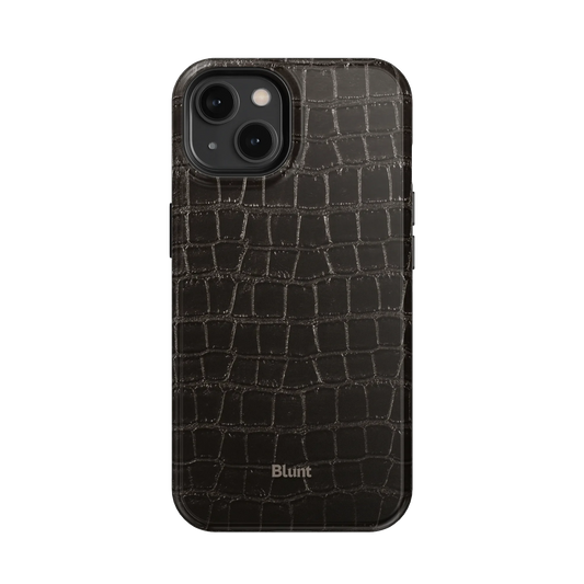 Onyx Croc iPhone Case