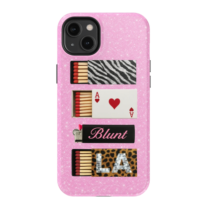 Baby Pink Match iPhone Case