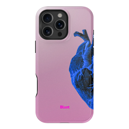 Anatomy Heart Blue iPhone Case
