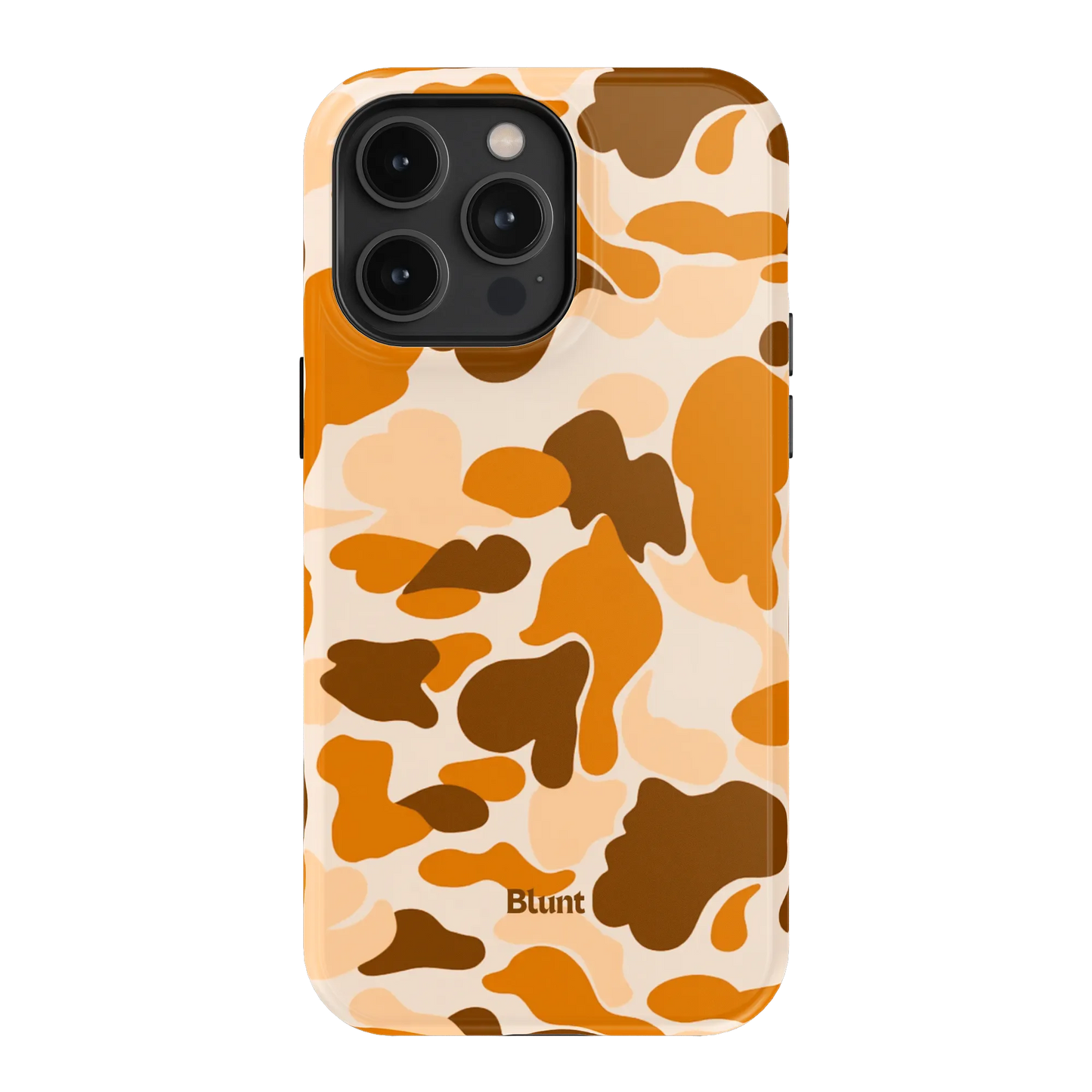 Orange Camo iPhone Case