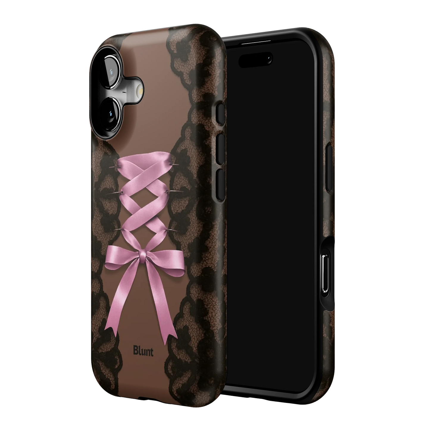 Brown Corset iPhone Case