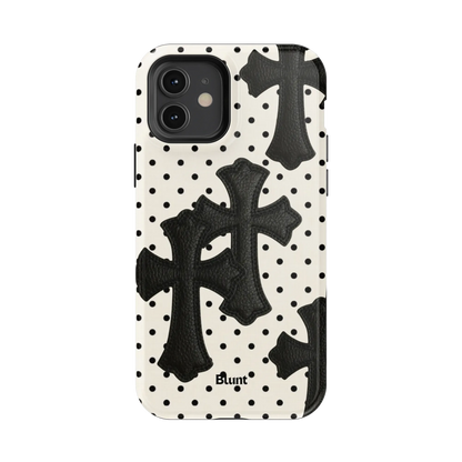 Noir Crosses iPhone Case