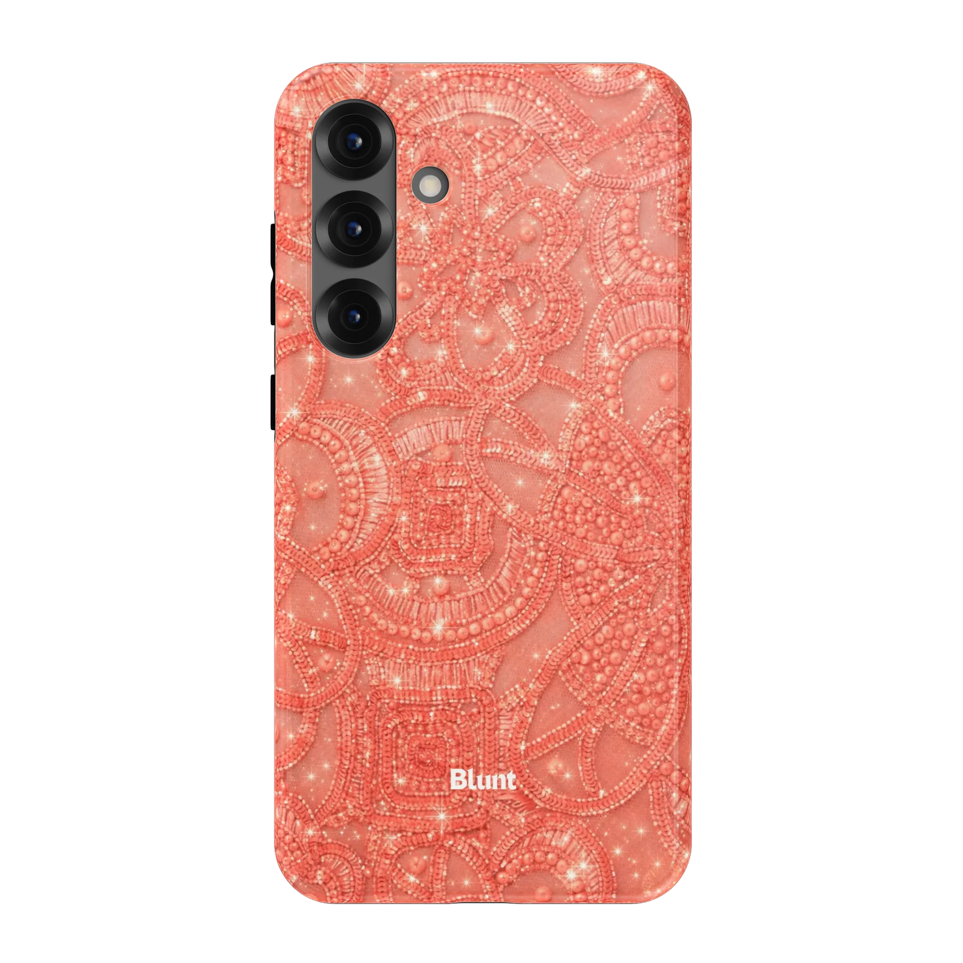 Coral-Glam-samsung-case-Galaxy S25 Plus-1