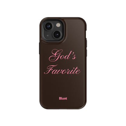 Gods Favorite Brown iPhone Case