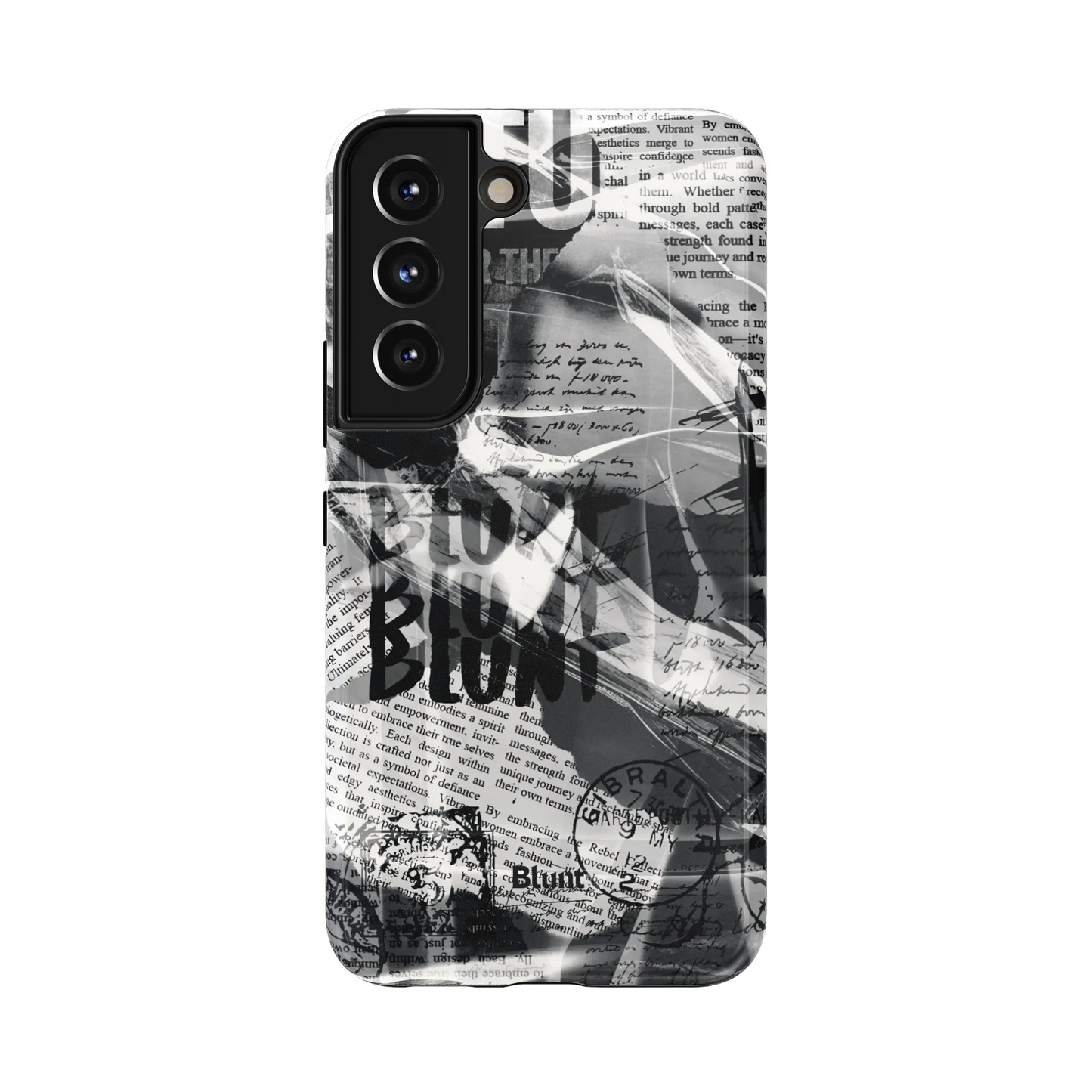 Black Love Letter Samsung Case