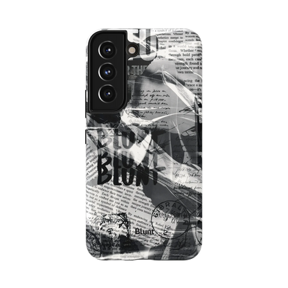 Black Love Letter Samsung Case