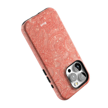 Coral-Glam-iphone-case-iPhone 15 Pro-4