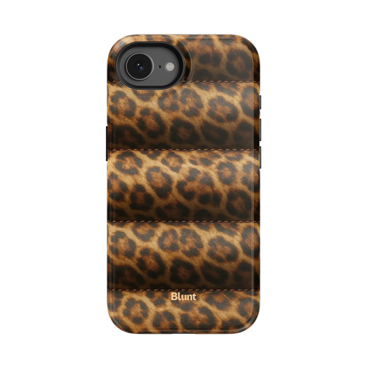 Cheetah Puffer iPhone Case