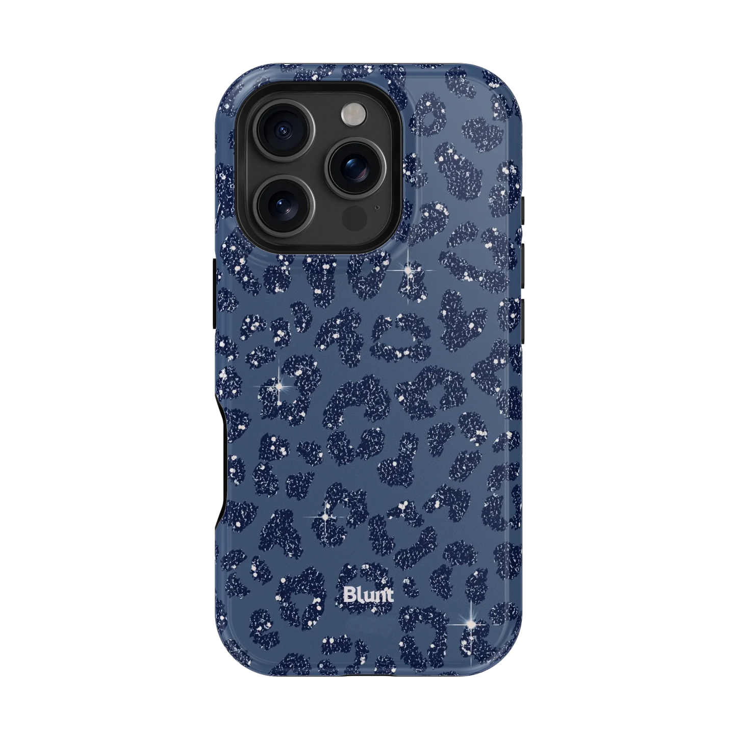 Blue Cheetah Print iPhone Case