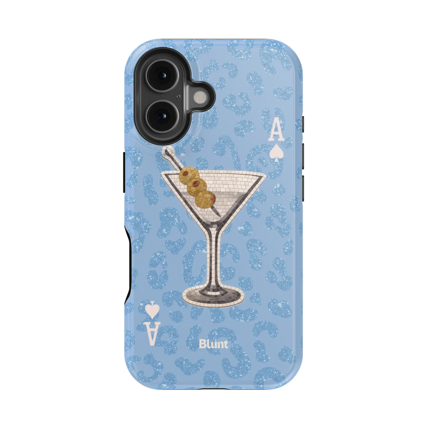 Blue Dirty Martini iPhone Case