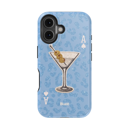Blue Dirty Martini iPhone Case