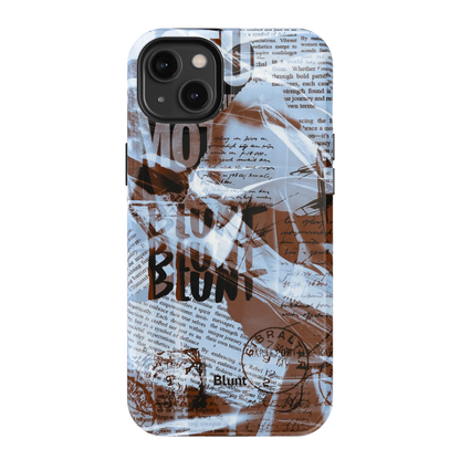 Blue Love Letter iPhone Case