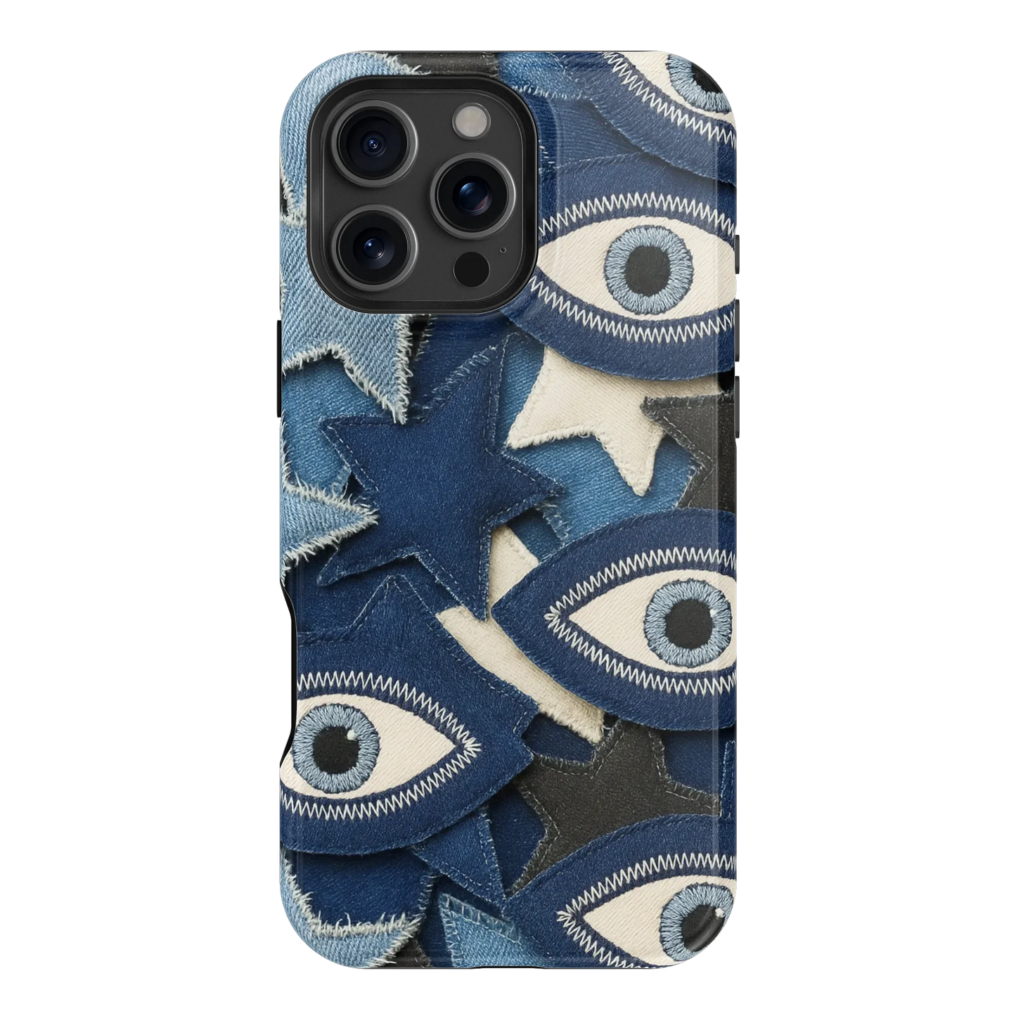Evil Eye Denim iPhone Case
