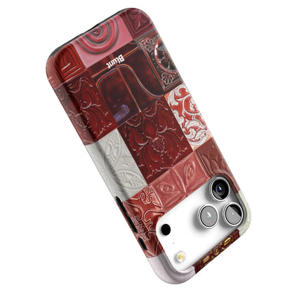 Checkered-Rouge-iphone-case-iPhone 17 Pro Max-4