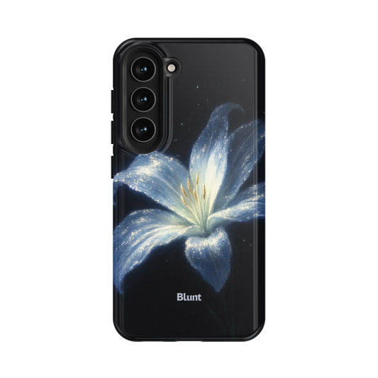 Blue Lilly Samsung Case