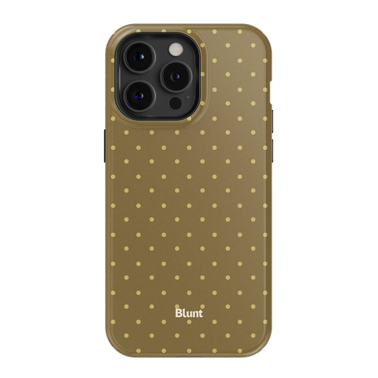 Olive Dot iPhone Case