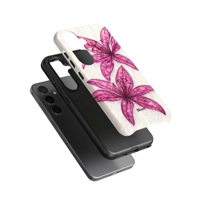 Purple-Floral-Luster-samsung-case-S24-3