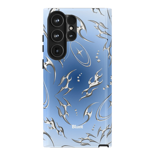 Blue Cyber Samsung Case
