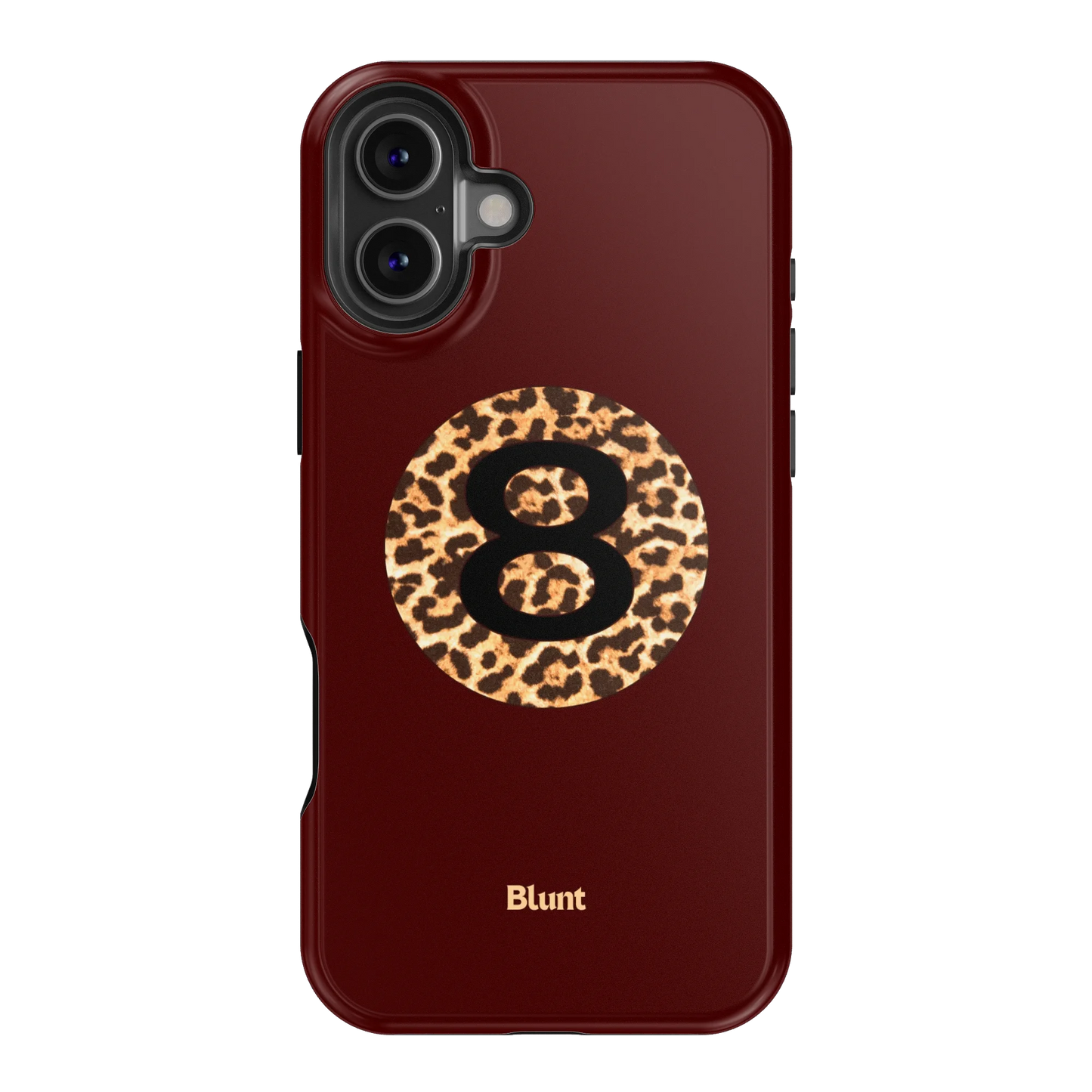 Burgundy Magic 8 iPhone Case