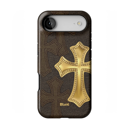 Gold Cross iPhone Case