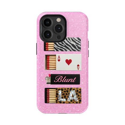Baby Pink Match iPhone Case