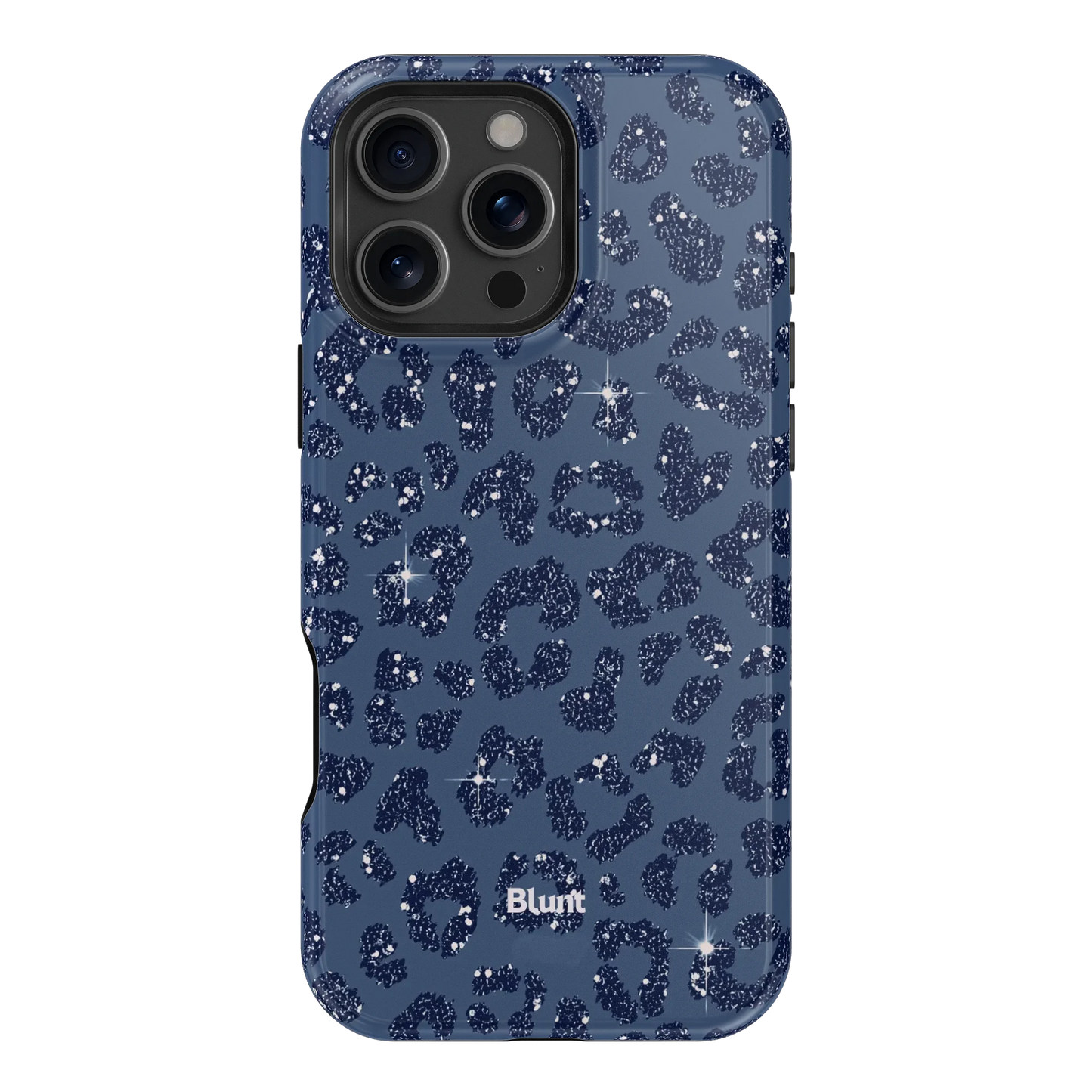Blue Cheetah Print iPhone Case