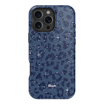 Blue Cheetah Print iPhone Case